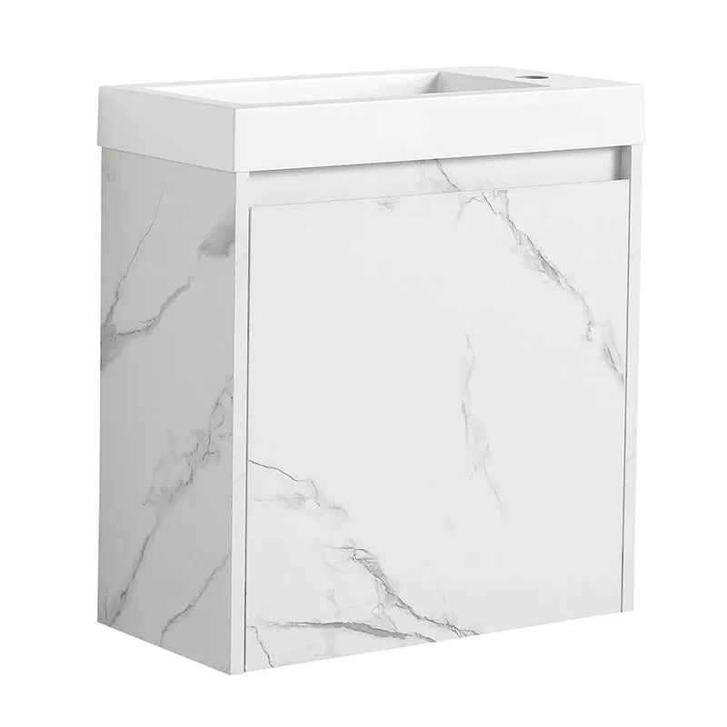 20'' Floating Wall-Mounted Bathroom Vanity with Resin Sink and Soft-Close Cabinet Door