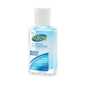 Aqium Antibacterial Gel Hand Sanitiser 60ml 40101050