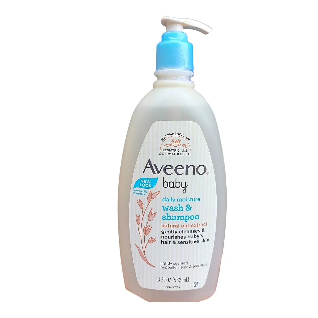 Aveeno Baby Daily Moisture Wash And Shampoo