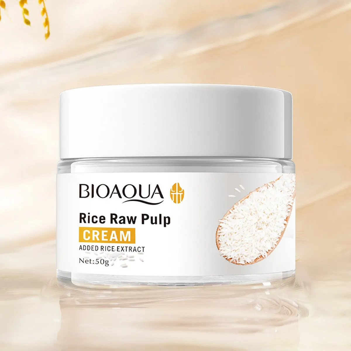 BIOAQUA Rice RAW Pulp Face Cream  50g bqy79706