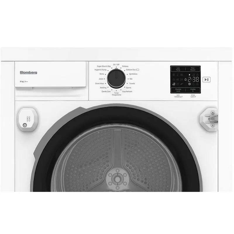 Blomberg LTDIP08310 8kg Integrated Condenser Tumble Dryer White