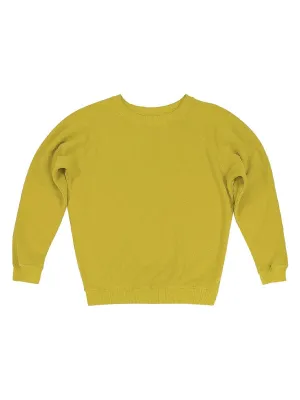 Bonfire Raglan Sweatshirt: Citrine Yellow