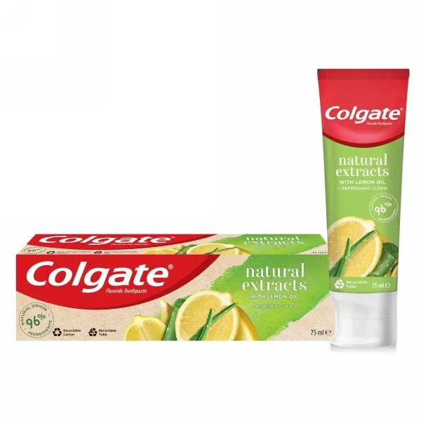 COLGATE NATURAL EXTRACTS LEMON OIL TOOTH PASTE 75ML