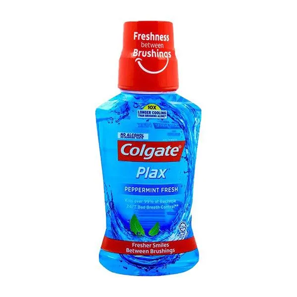 COLGATE PLAX PEPPERMINT M/W 250ML