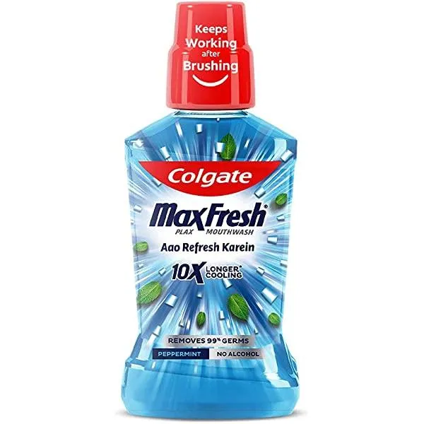 COLGATE PLAX PEPPERMINT M/W 500ML