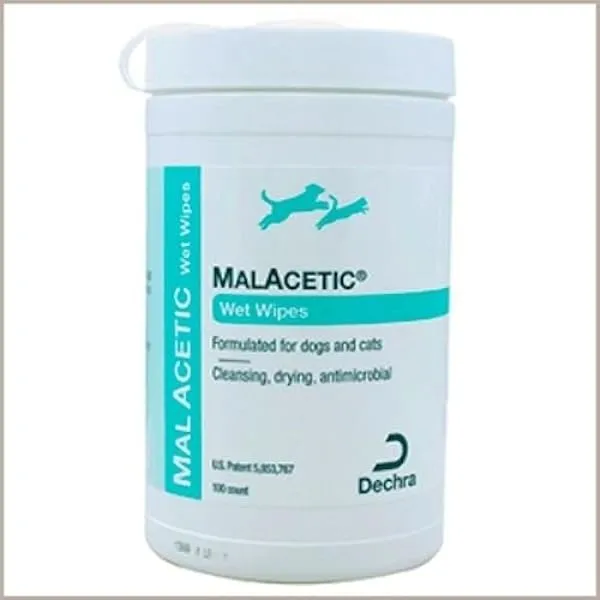 Dechra MalAcetic Wipes