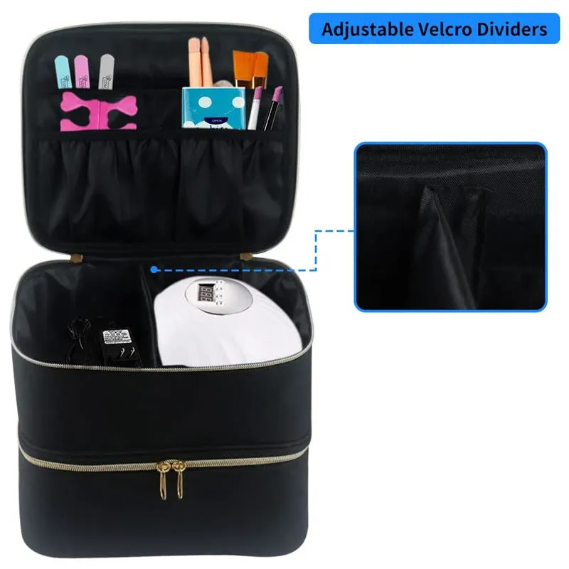 Detachable 2 Layer Nail Polish Organiser Case -P2626