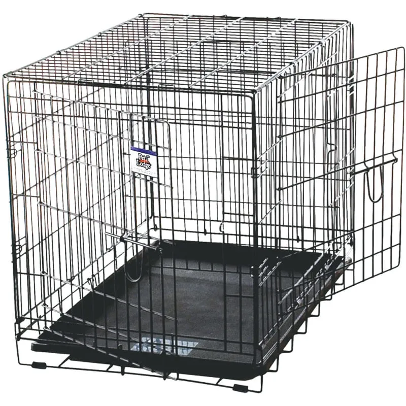 Double Door Wire Dog Crate