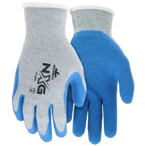 FT300M MCR Safety Flex Tuff Gloves, Medium, Cotton Polyester Blend, Blue