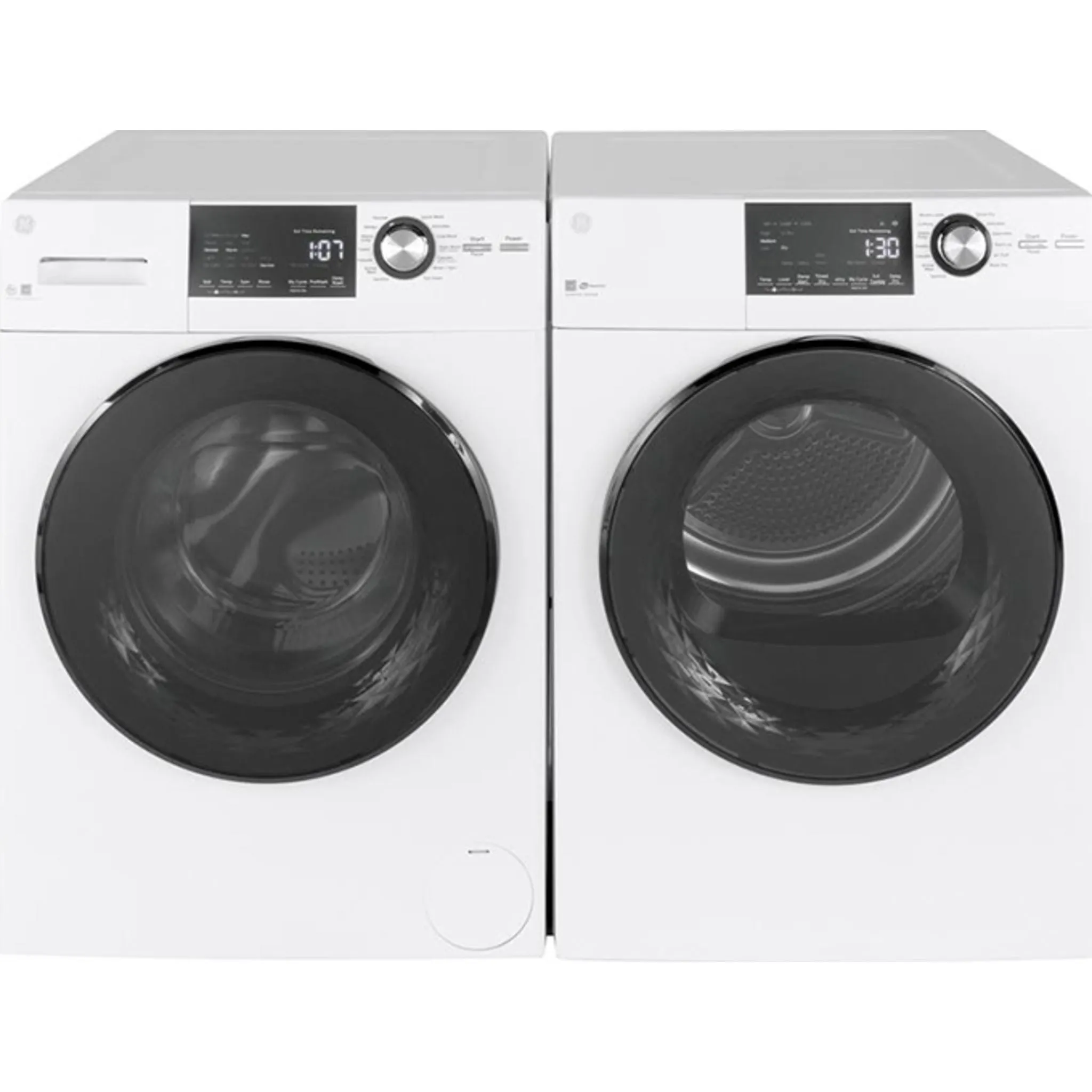 GE 4.1 Cu. Ft. Vented Electric Dryer with Stainless Steel Drum White - GFD14JSINWW