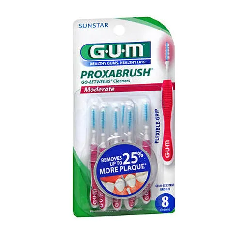 Gum Proxabrush Go-Betweens Cleaners Moderate 10 Each By Gum