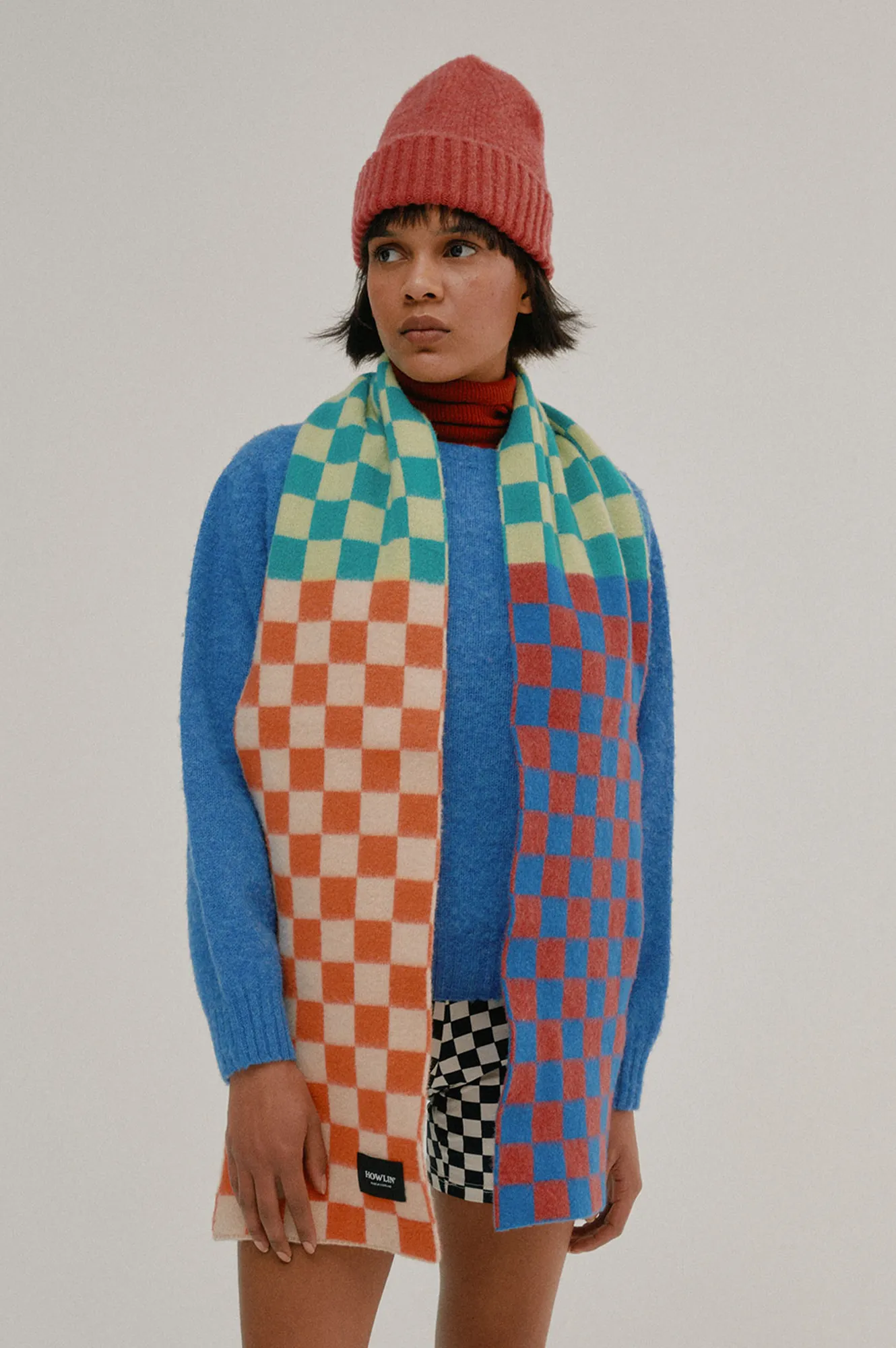 Howlin Cosmic Checkerboard Sky Dream Scarf