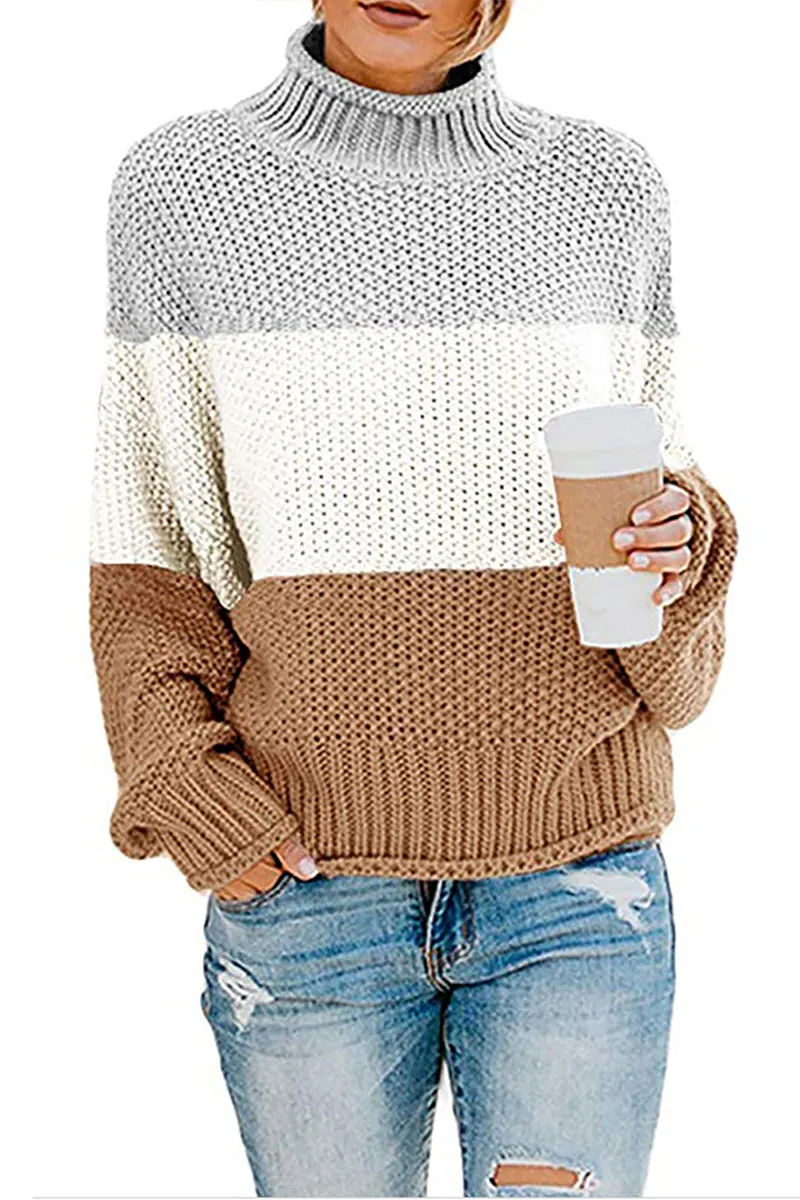 HWT1219 Cozy Chic Turtleneck Sweater