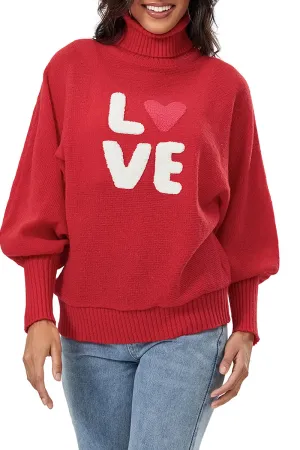 HWT1225 Love Knit Turtleneck Sweater