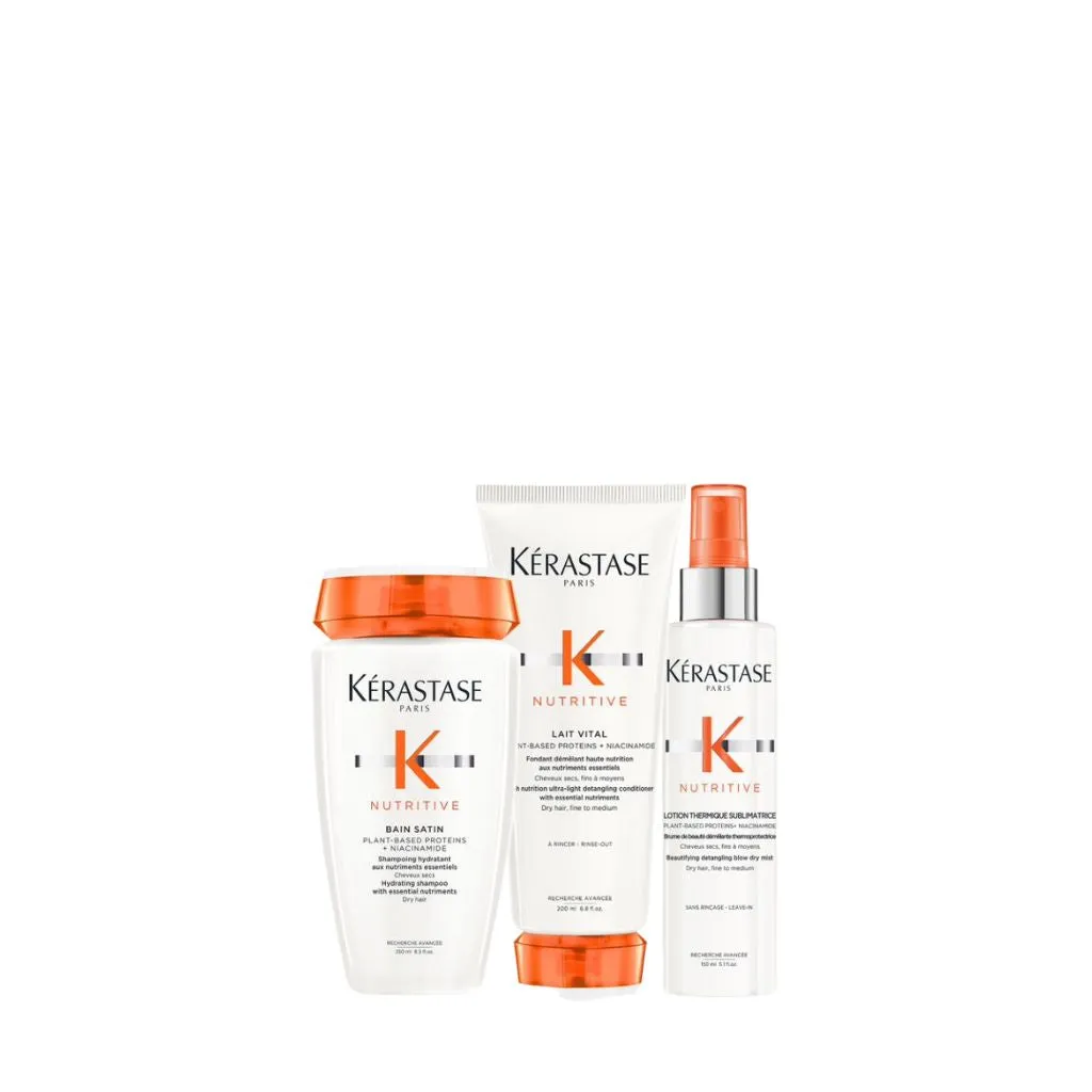 Kerastase Nutritive Hydrating Routine for Fine to Medium Hair