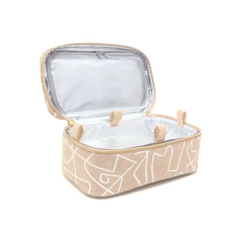 Linen Petite Beauty Poche