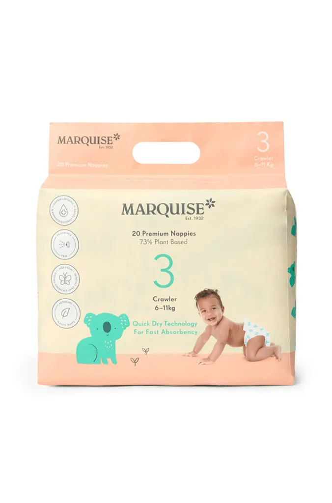 Marquise Crawler Eco Nappies Size 3 (6-11kg)