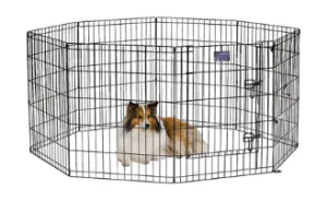 Midwest Black Contour Exercise Pen for Dogs