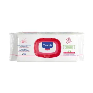 Mustela - Soothing Cleansing Wipes Face & Diaper Area Fragrance Free 70