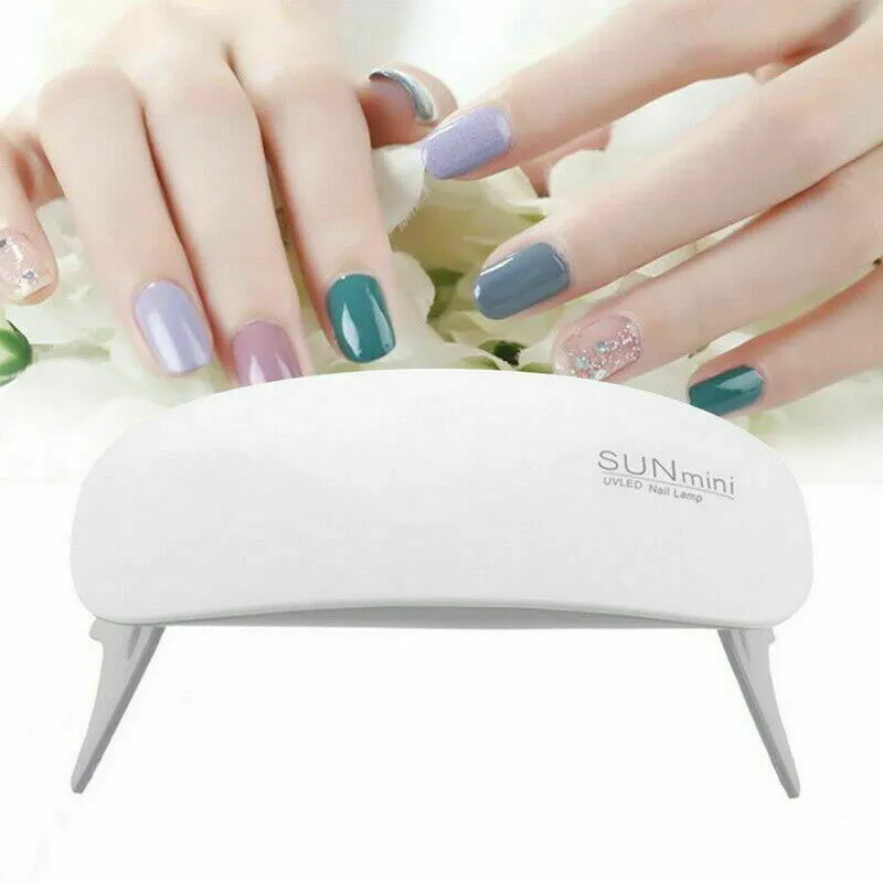 Nails Lamp LED Light Potable Mini UV LED Lamp Nail Dryer Gel Nail Art Tool 6W