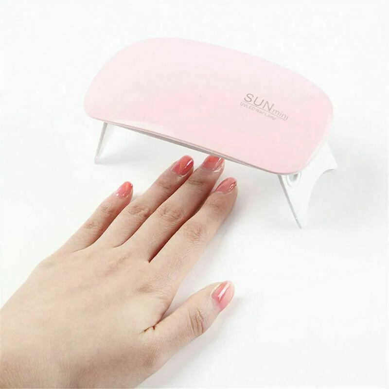 Nails Lamp LED Light Potable Mini UV LED Lamp Nail Dryer Gel Nail Art Tool 6W