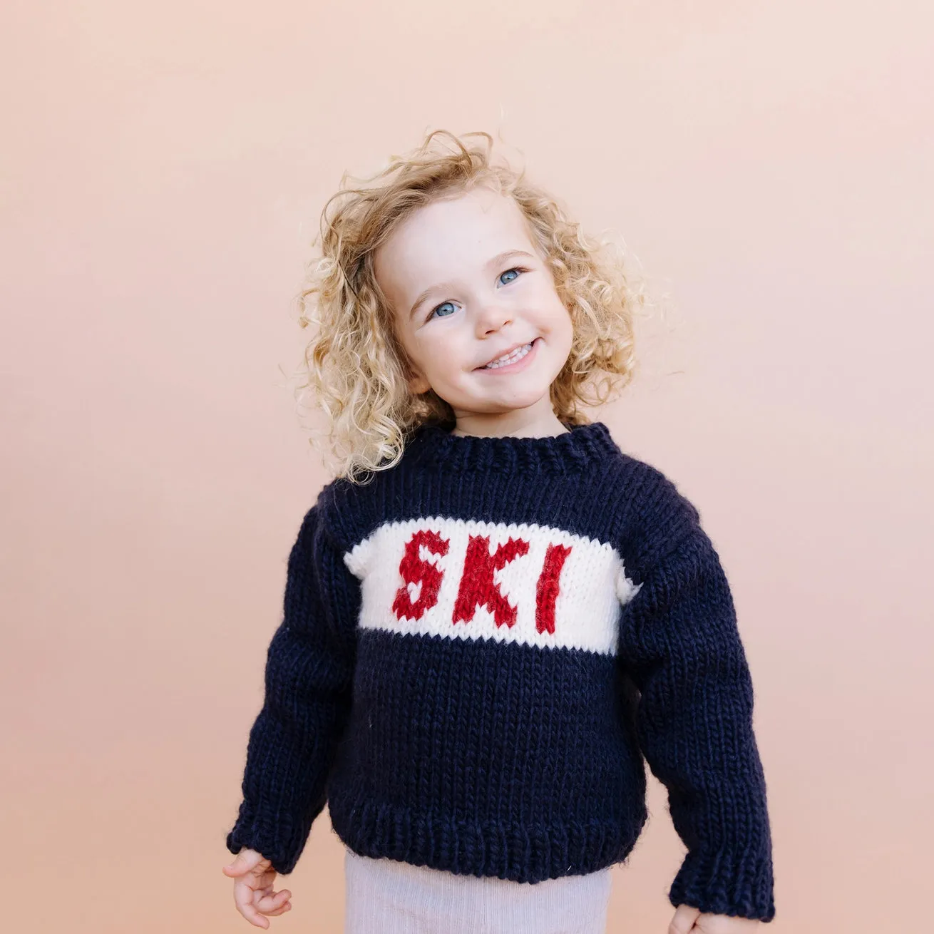 Navy Ski Sweater