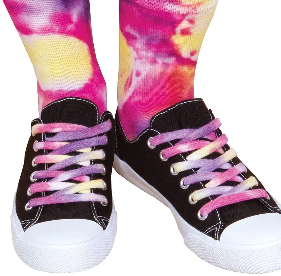 Neon Tie Dye Socks & Laces Kit