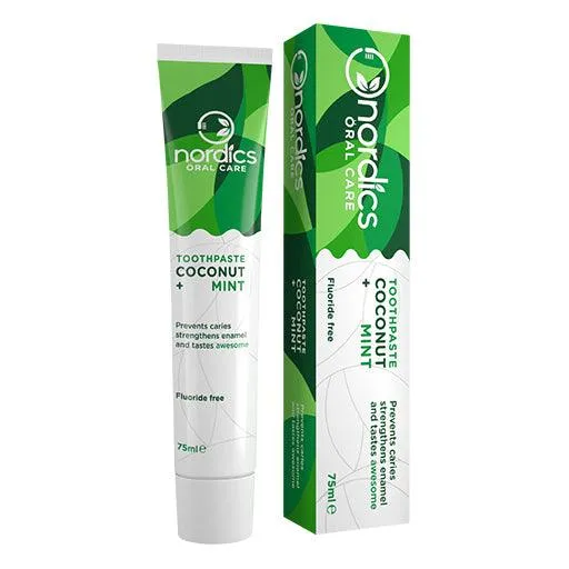 NORDICS Toothpaste Anti-Caries Coconut Mint without Fluoride