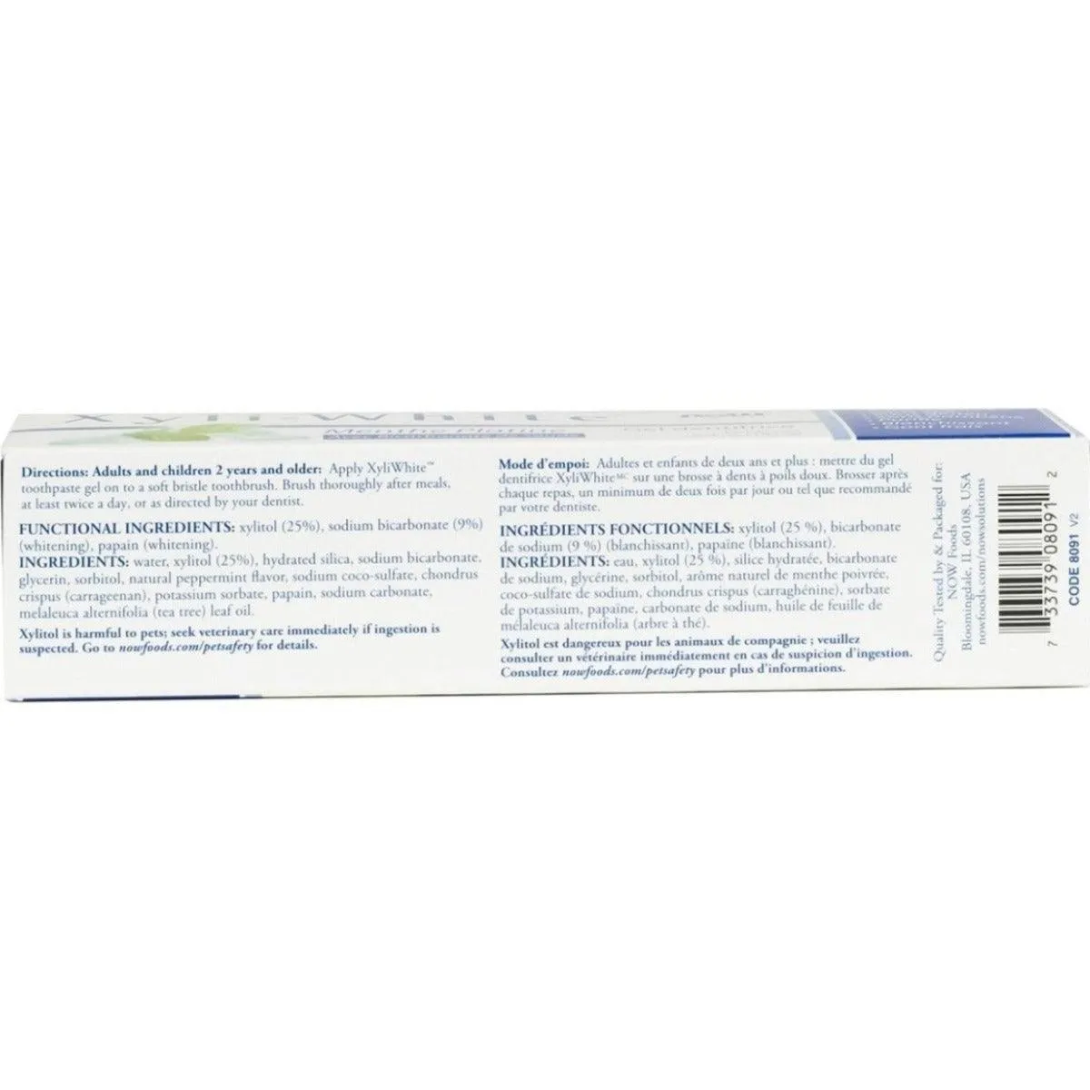 NOW Xyliwhite Toothpaste Gel Platinum Mint 181g