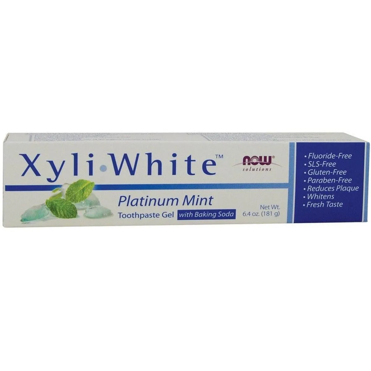 NOW Xyliwhite Toothpaste Gel Platinum Mint 181g