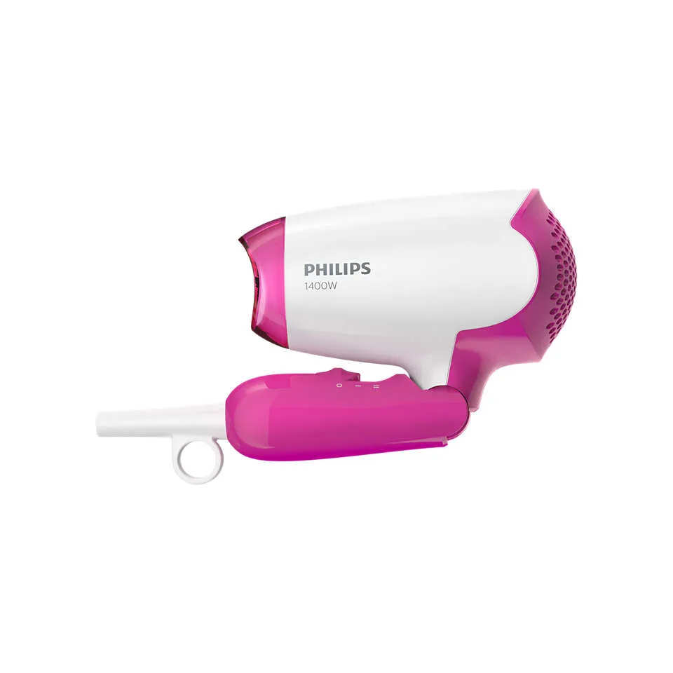 Philips, Drycare Essential Travel Hair Dryer, White & Pink