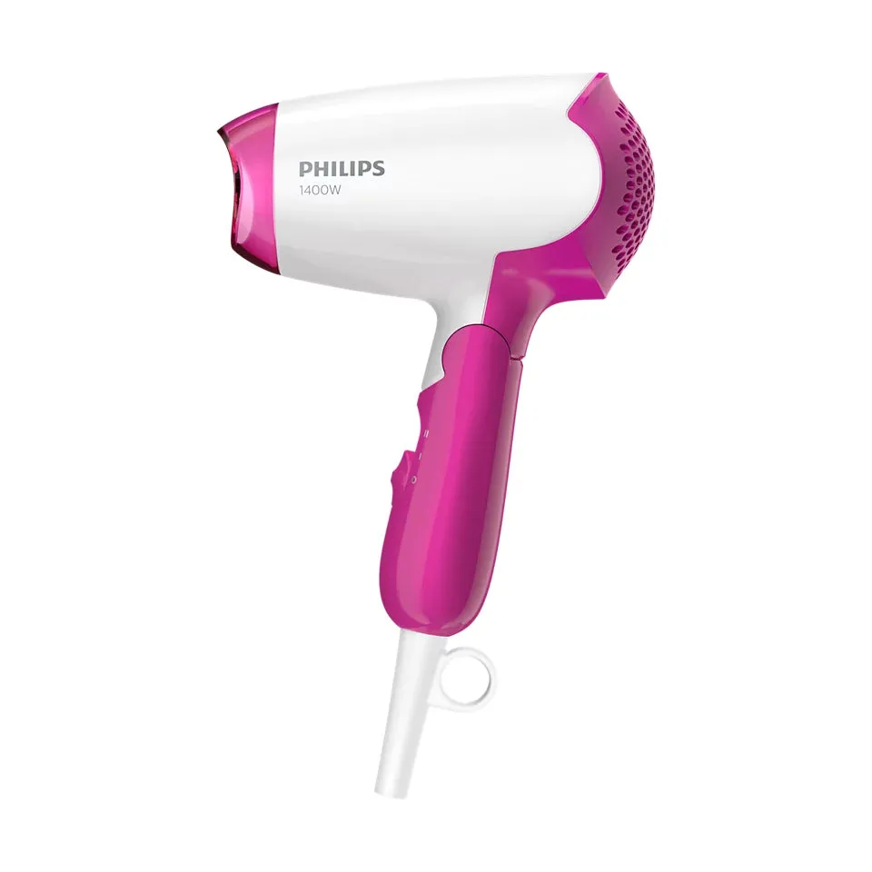 Philips, Drycare Essential Travel Hair Dryer, White & Pink