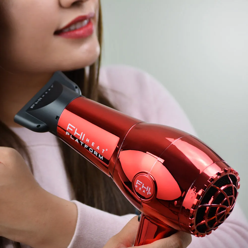 Platform 1900 Nano Lite Pro Hair Dryer: Red Chrome