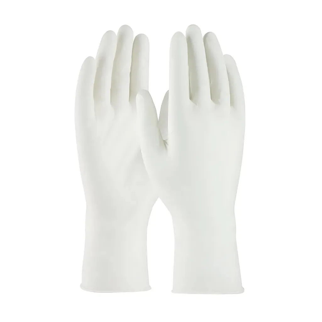 QRP Q095S Single Use Class 100 Cleanroom Nitrile Glove with Finger Textured Grip - 9.5"