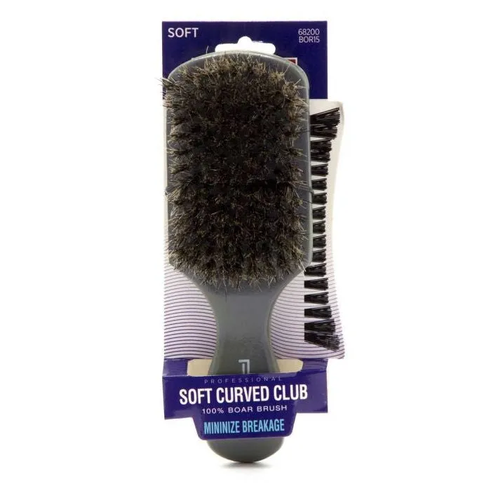 Red By Kiss Professional Soft Curved Club 100% Boar Brush No.BOR15