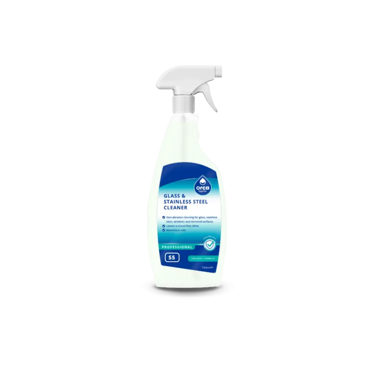 S5 Glass and Stainless Steel Cleaner 750ml