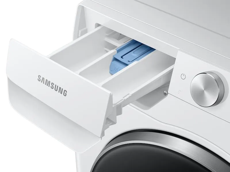 Samsung WW25B6900AW 2.5 cu. ft. Compact Front Load Washer with AI Smart Dial and Super Speed Wash in White