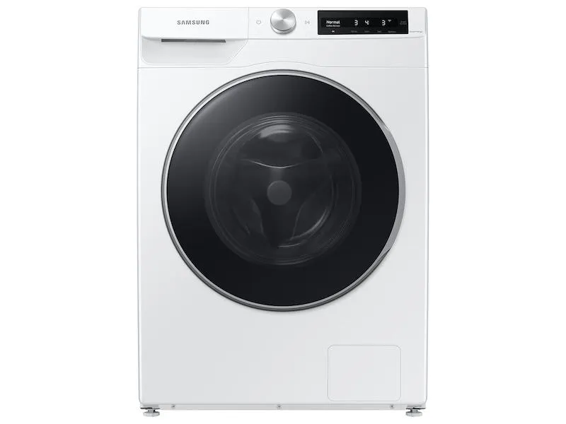 Samsung WW25B6900AW 2.5 cu. ft. Compact Front Load Washer with AI Smart Dial and Super Speed Wash in White