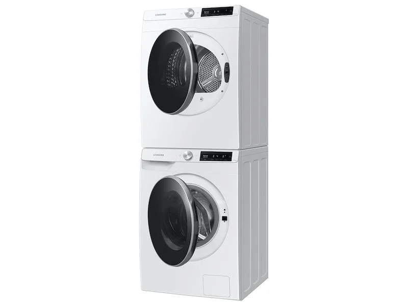 Samsung WW25B6900AW 2.5 cu. ft. Compact Front Load Washer with AI Smart Dial and Super Speed Wash in White