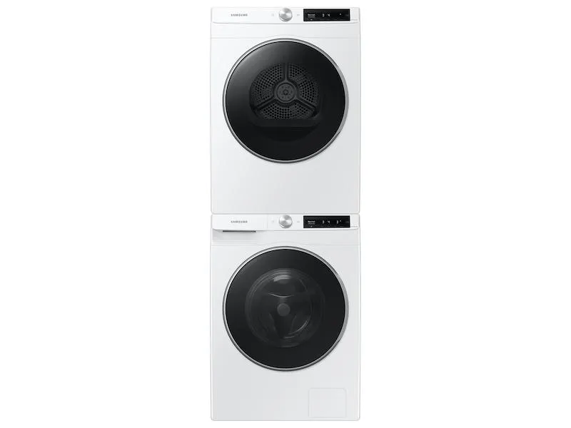 Samsung WW25B6900AW 2.5 cu. ft. Compact Front Load Washer with AI Smart Dial and Super Speed Wash in White