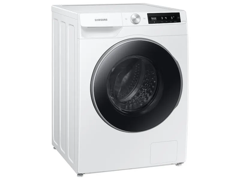 Samsung WW25B6900AW 2.5 cu. ft. Compact Front Load Washer with AI Smart Dial and Super Speed Wash in White