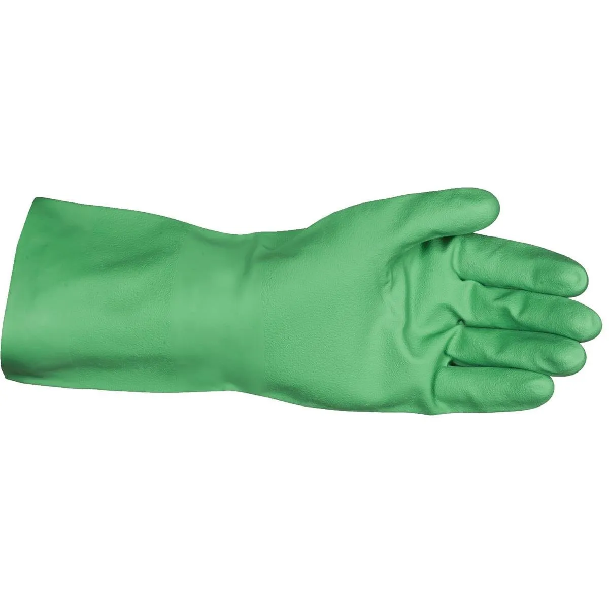 SHOWA 731 Chemical-Resistant 15-mil Flock-Lined Biodegradable Nitrile Gloves