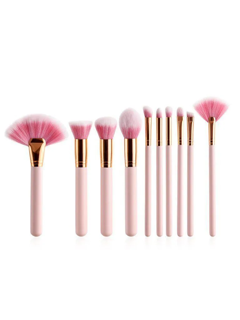 Soft Makeup Brush Set 10pcs