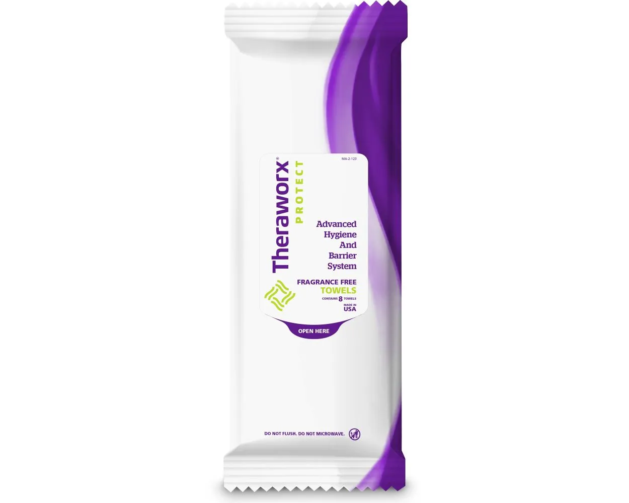 Theraworx Protect Bathing Wipes, Fragrance Free