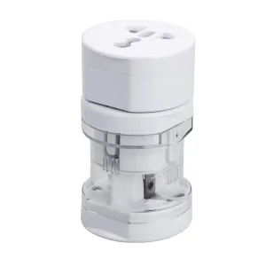 Universal Travel Adapter Round All in One -Supports over 150 Countries Including US, AUS, NZ, Europe, UK