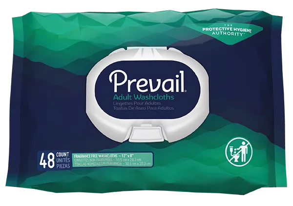 Washcloths Fragrance-Free Prevail