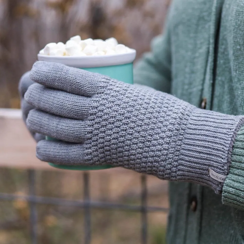 Women’s Isotoner Textured Knit Gloves